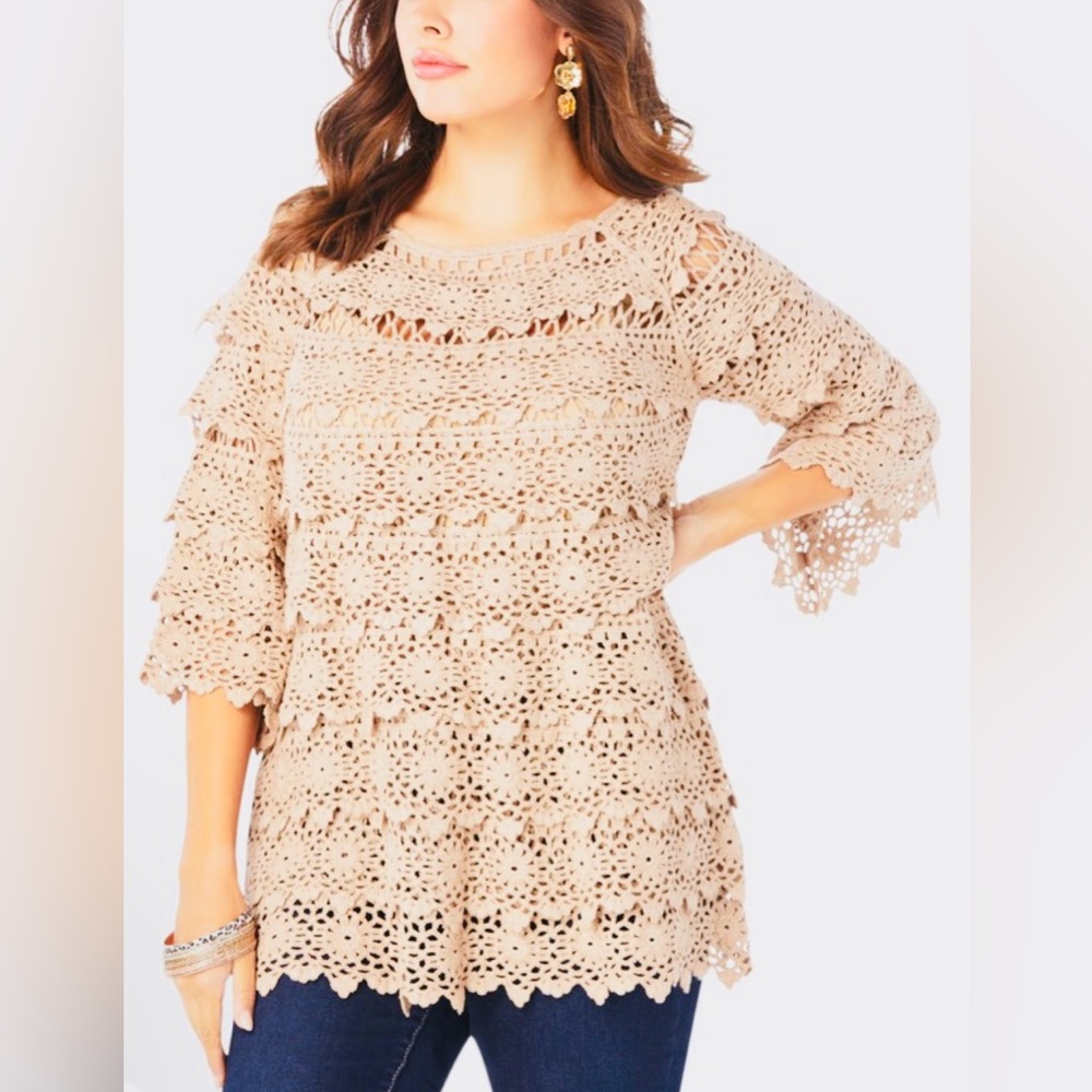 Roaman’s Crochet blouse